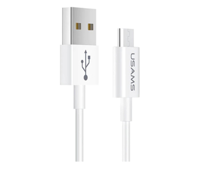 Kabel USAMS Kabel U23 microUSB 2A Fast Charge 1m biały